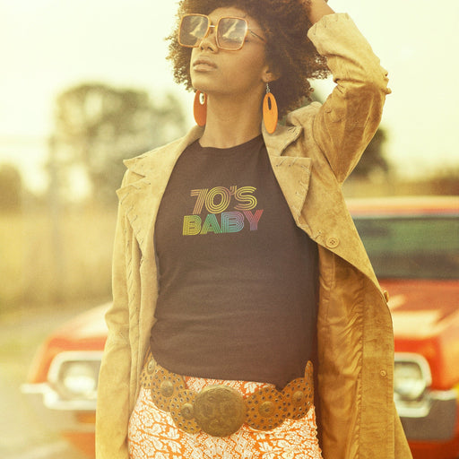 Disco Foxy 70's Style T-Shirt, Women's short sleeve t-shirt, Retro 70' —  Atomic Bullfrog