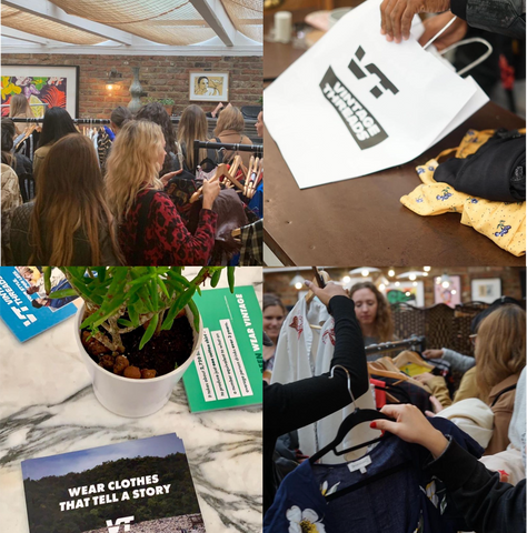 Some snaps from our Shoreditch House clothes swap