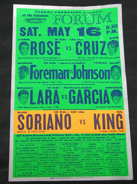 Foreman George George Scrap Iron Johnson On Site Poster 1970 Jo Sports Inc