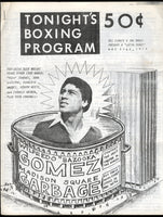 Gomez,Wilfredo-Tamariz Souvenir Program  1979