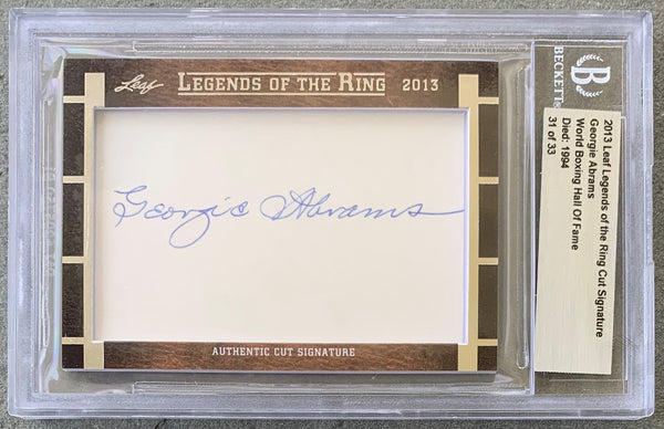 CARTER, JIMMY SIGNED 1951 TOPPS RINGSIDE CARD (PSA/DNA) – JO Sports Inc.