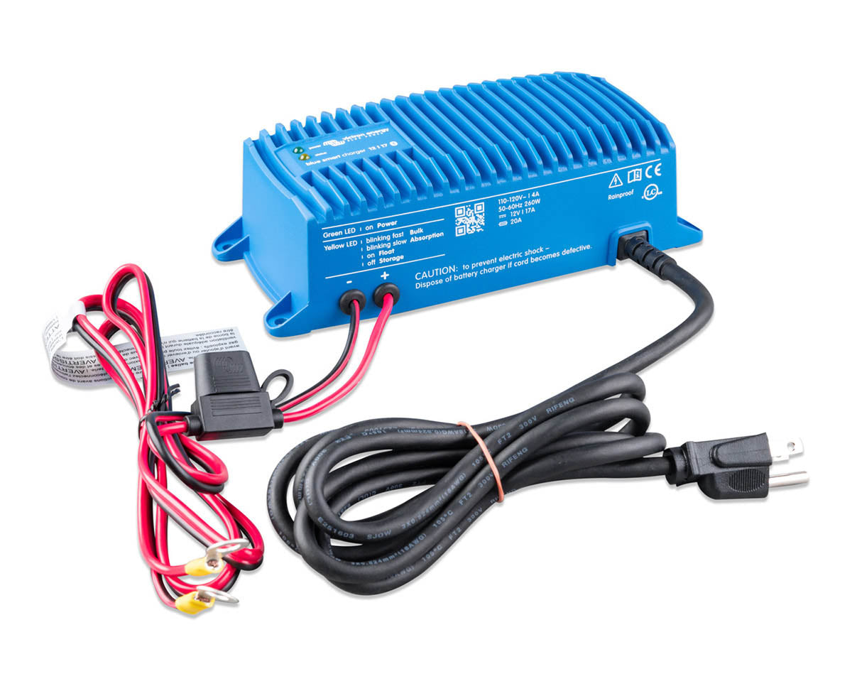 Victron Energy Blue Smart IP65 Charger 12/10(1) 120V NEMA 1-15P