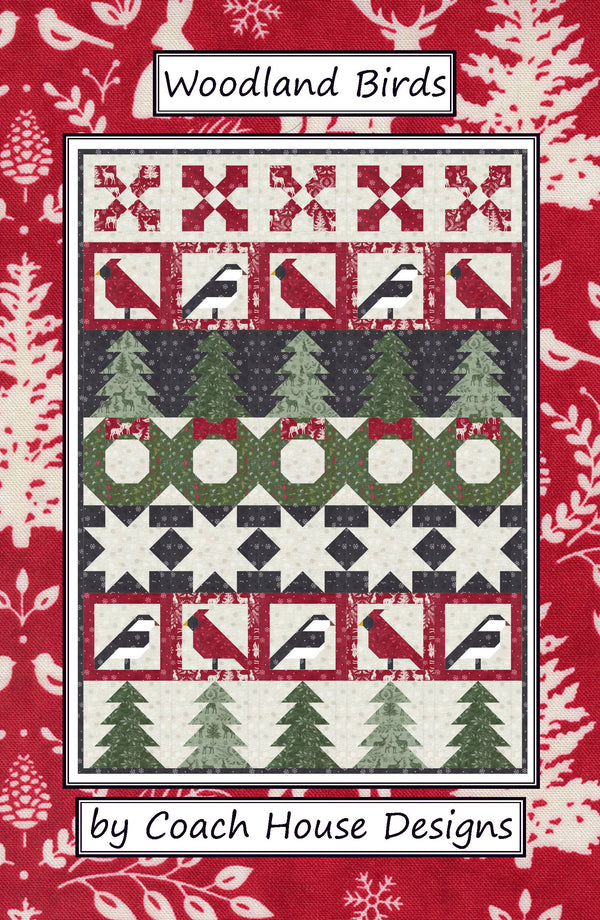 Bonnie and Camille Merry Little Christmas Red - Snowed In Houses - Quilt  Fabric - 123Stitch