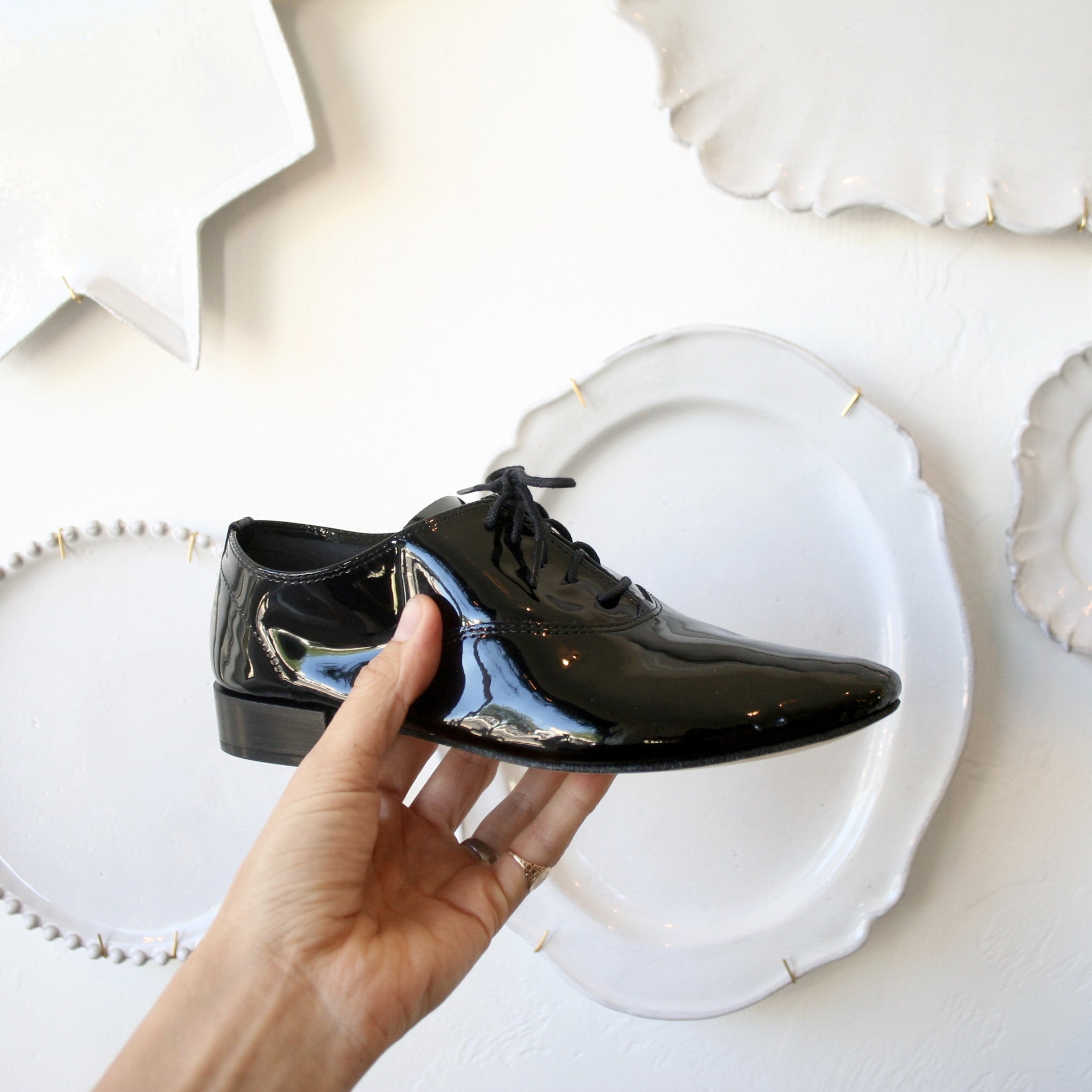 Black Patent Repetto Jazz Shoes