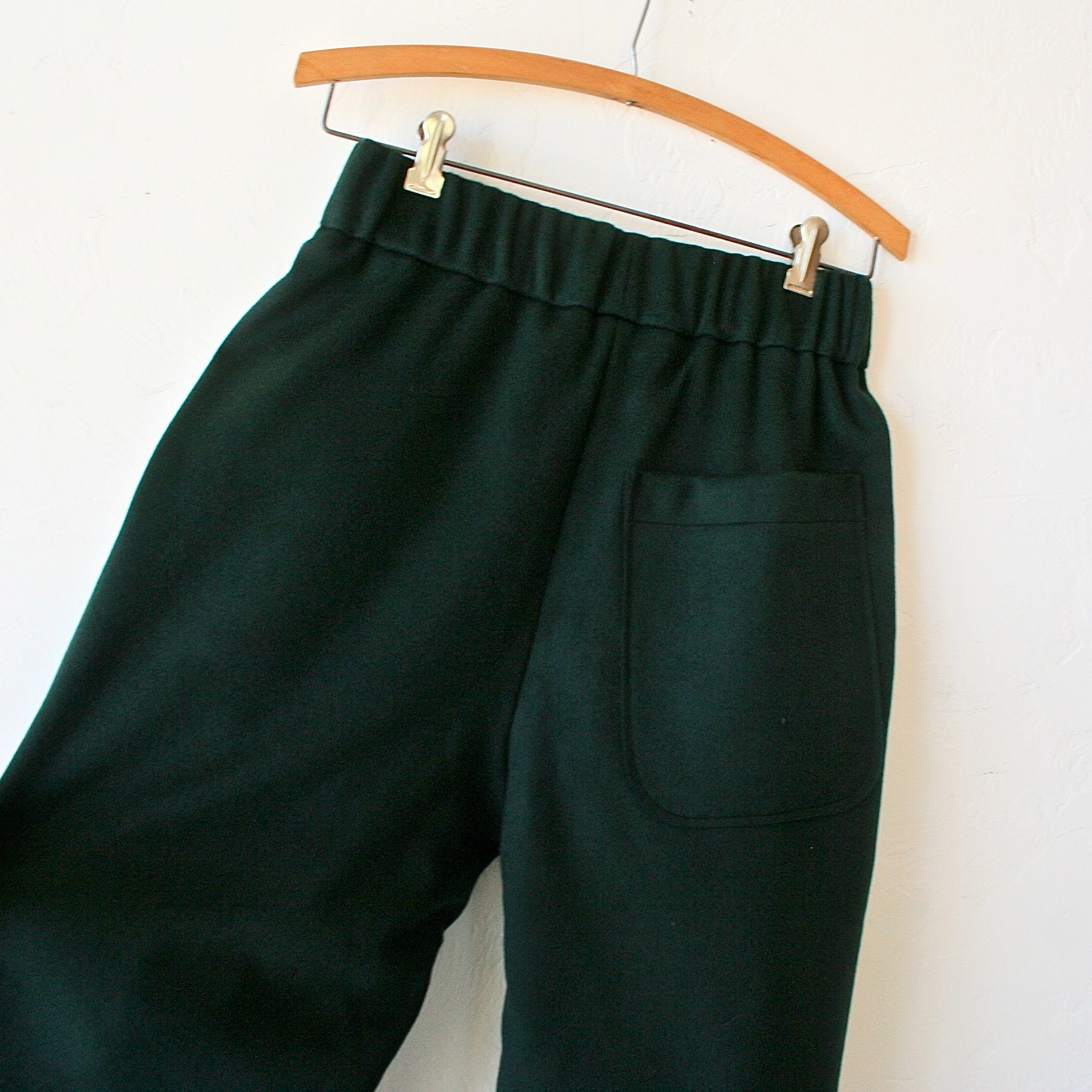 Gallego Desportes Elastic Waist Trousers - Forest Green