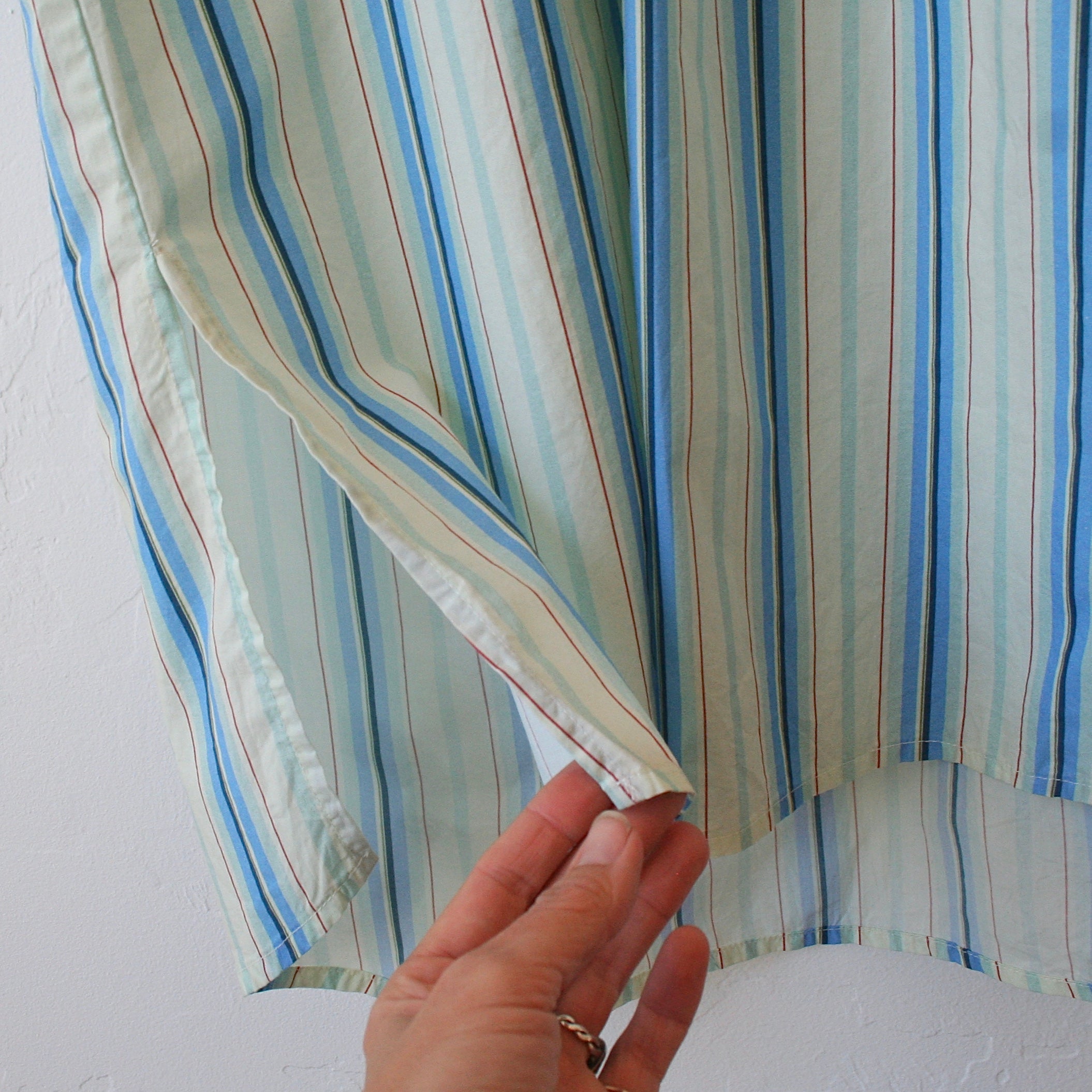 Domi Cotton Nightshirt - Blue Stripes