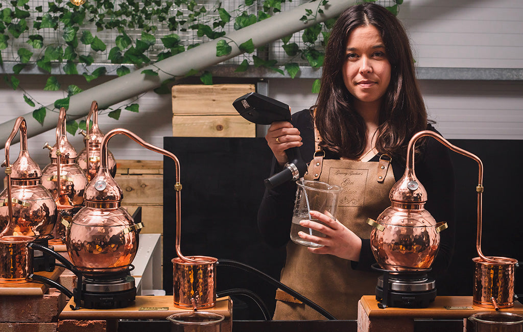 Copper Stills for the gin schools. Allowing you the ability to make gin individually or in a pair. Have great and book in now on our website. 