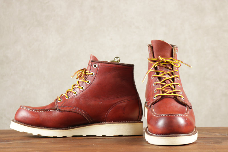 史上最も激安 RED WING 8131 サイド羽刻印 9D made in USA 欧州別注