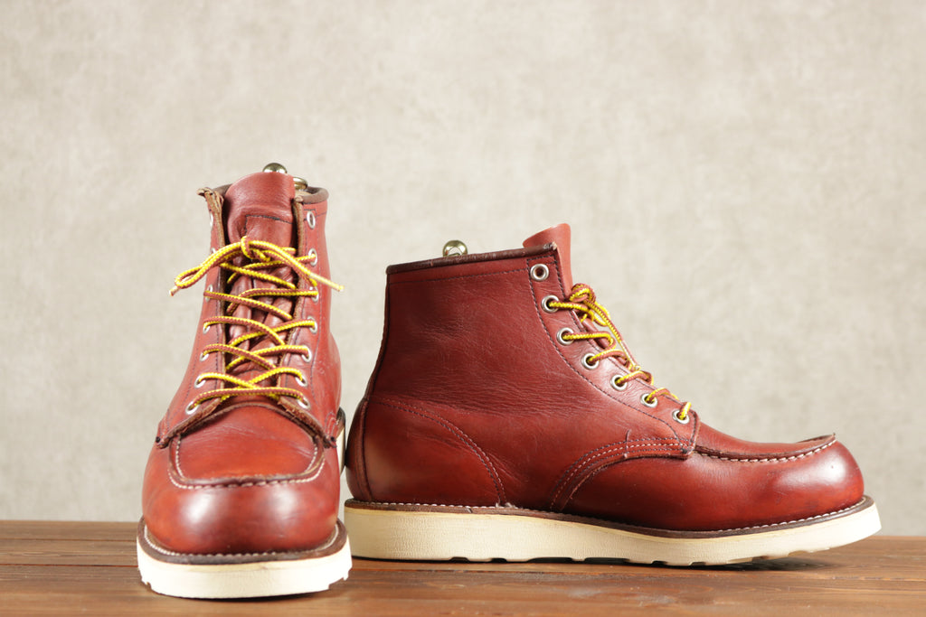 最新エルメス RED WING/レッドウィング 8D 26cm 赤色系 8131 ブーツ