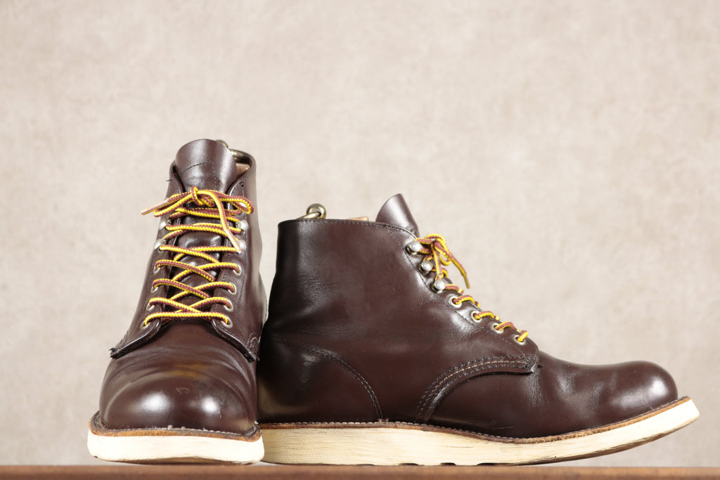 060592○ RED WING 8160 犬タグ プレーントゥ ブーツ www ...