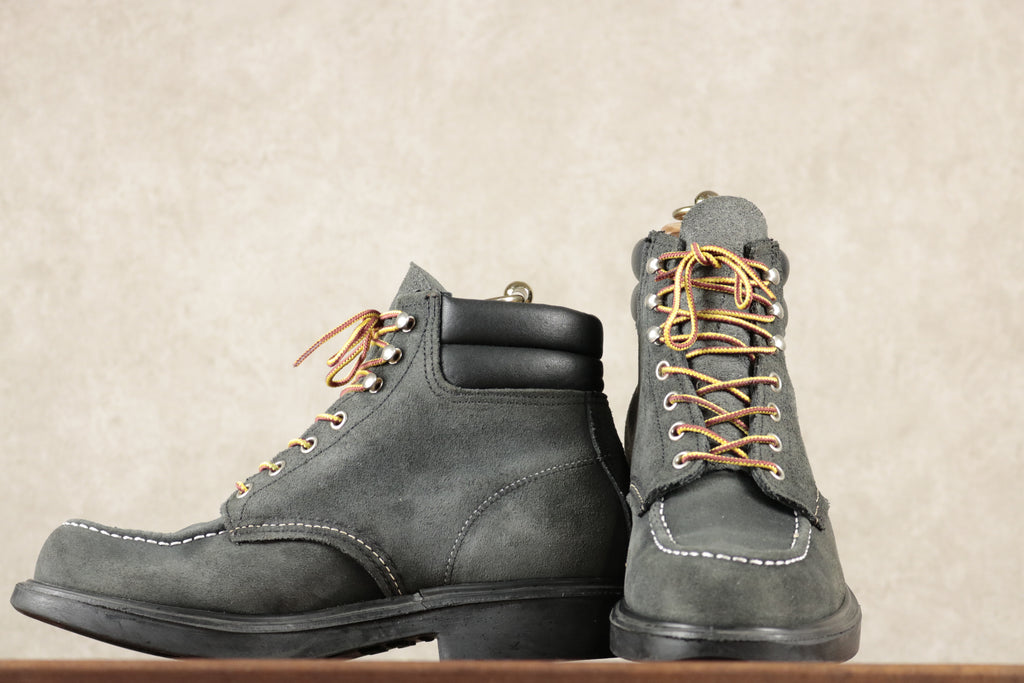 【中古/USED】RED WING レッドウィング / #8803　BEAMS別注 スーパーソールワークブーツ　ネイビー「ラフ＆アウト」スエード　 2012年製　ネイビー【US8.5D/26.5cm】229