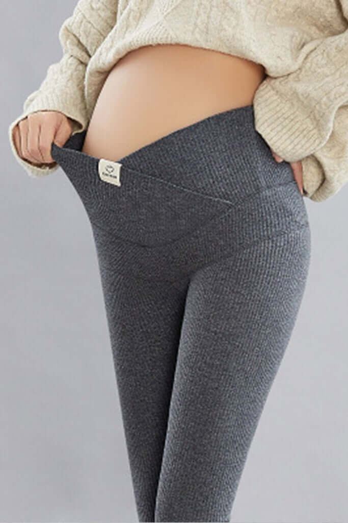 Maternity Capri Leggings Over The Belly Butt Lift - Buttery Soft