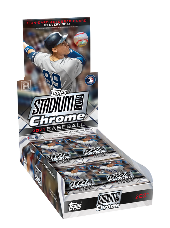 2021 Topps Stadium Club Chrome Baseball Hobby Box – Collector's Avenue