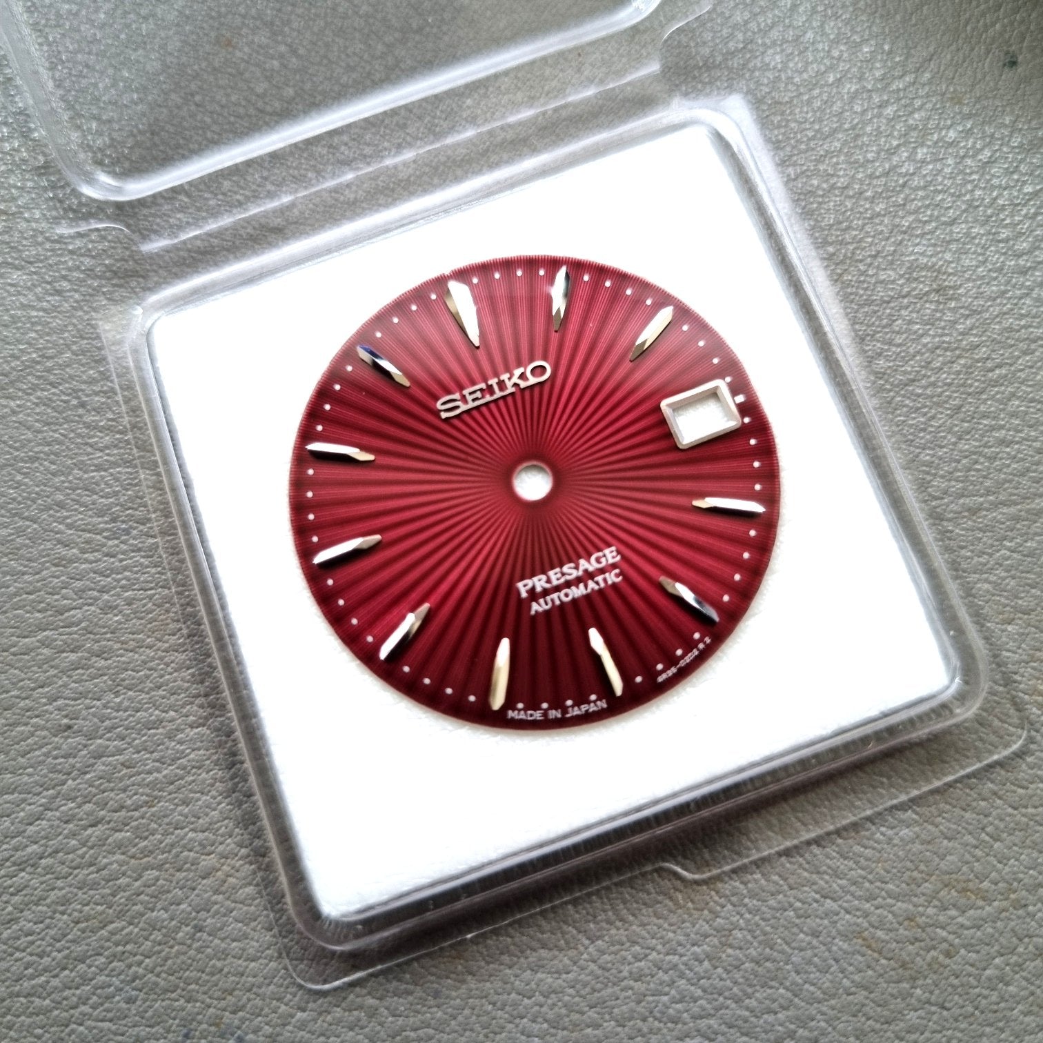 DIA130 OEM SEIKO SRP853 RED PRESAGE DIAL – Mod Mode Watches