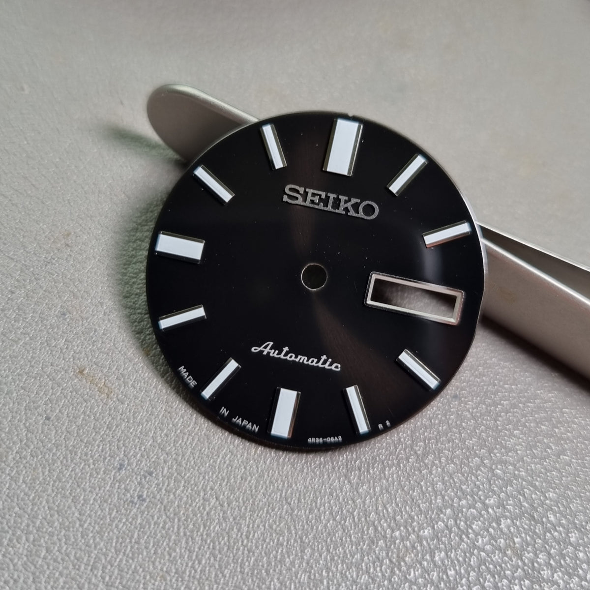 DIA143 SEIKO SARV003 OEM Polished Black DIAL – Mod Mode Watches