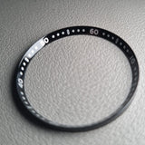 CHR046 Polished Black Spectre Chapter Ring for SKX007 / SKX009 / SRPD