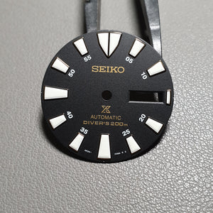 DIA033 OEM SEIKO PROSPEX SRP641 BLACK and GOLD BABY TUNA DIAL – Mod Mode  Watches