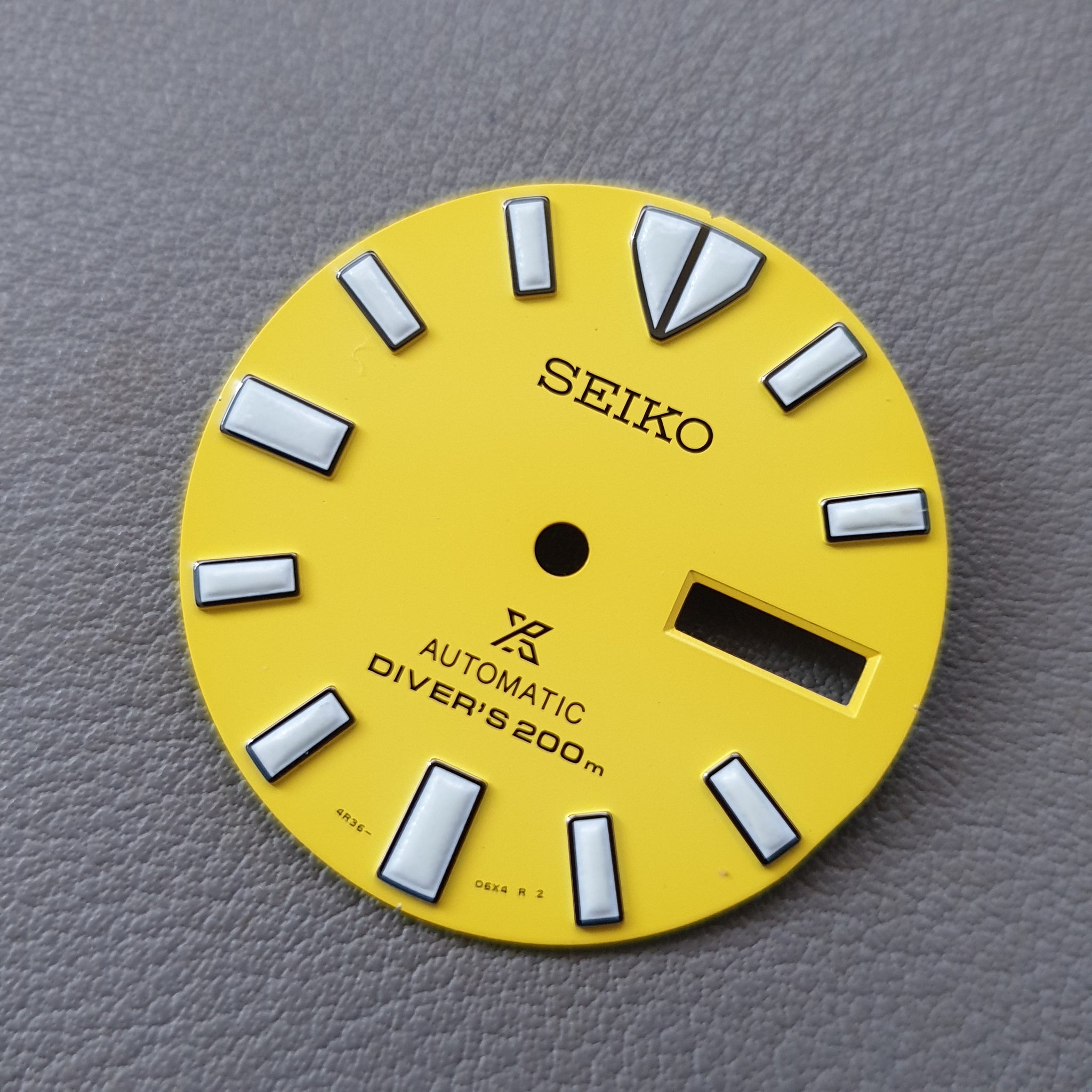 DIA063 OEM SEIKO SRPF35 YELLOW MONSTER DIAL – Mod Mode Watches