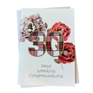 Embroidered Originals 30th Anniversary Card New | Little Thistle – Little  Thistle Gift Shop