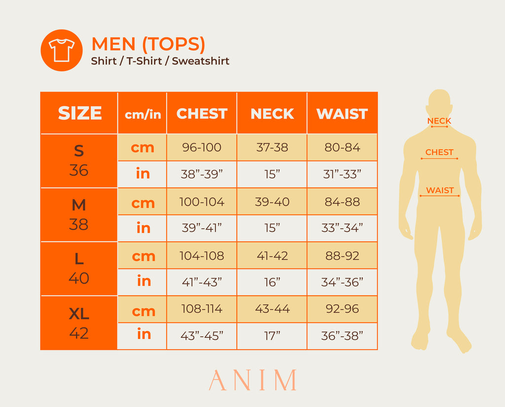 Size Chart – ANIM International