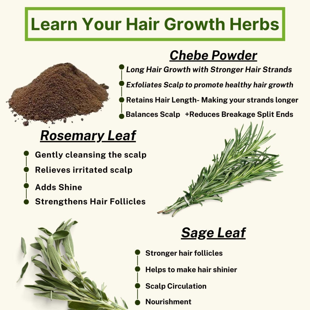 Organic rosemary leaf powder for healthy and strong hair