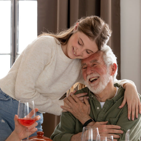 Lien petite-fille et grand-père