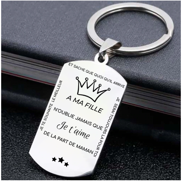 Porte clef pour sa fille chérie