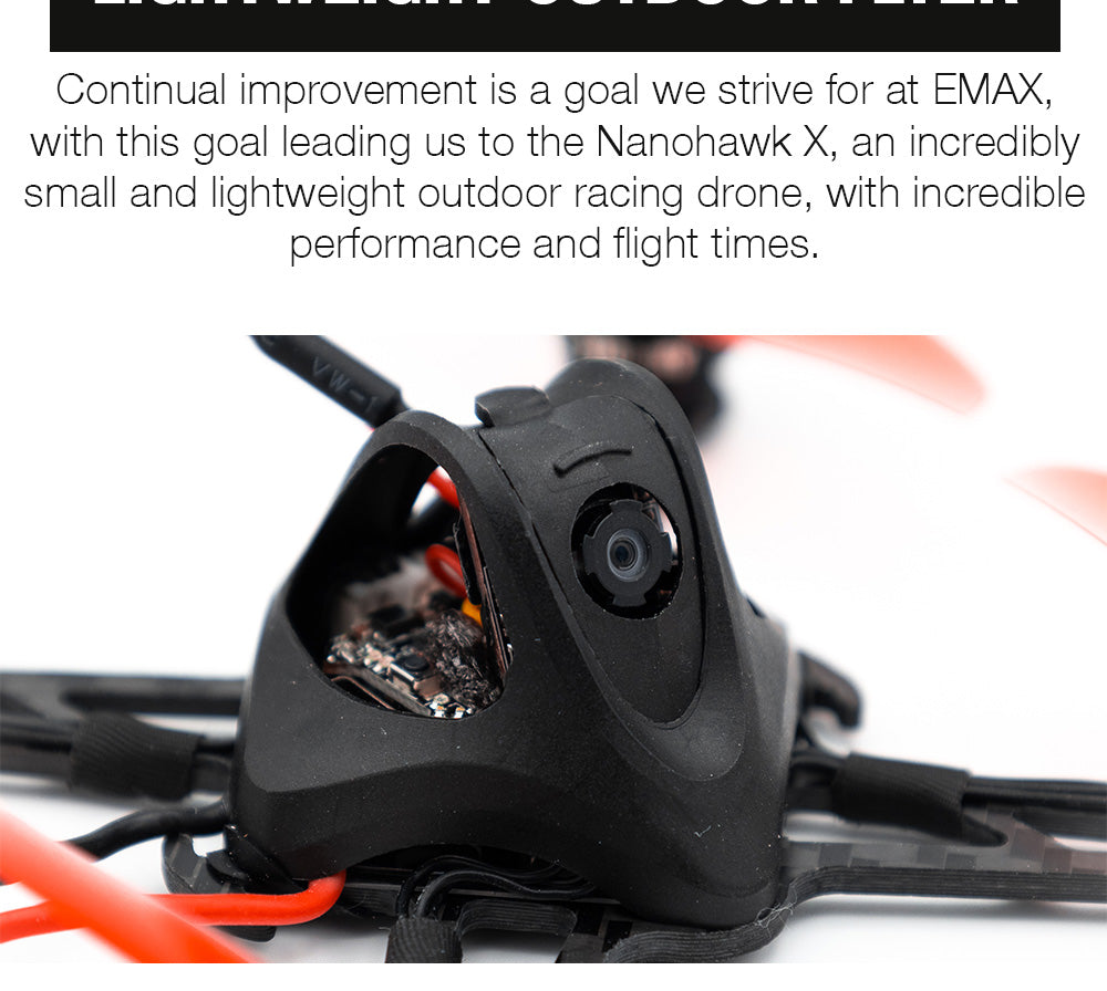 EMAX Nanohawk X 3 inch FPV Racing Drone BNF