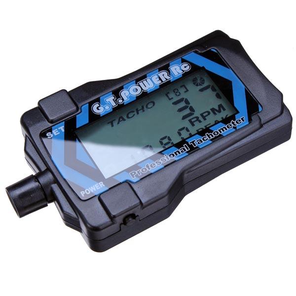 G.T. POWER Professional RC Tachometer RPM Reader for 2-9 Blades Propel