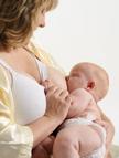 women breastfeeding baby