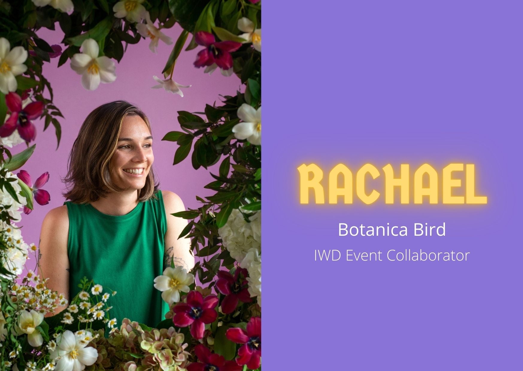 Botanica Bird collaboration with Zoe Lonergan & Pleasure & Peach IWD Event to raise fund for Dress for Success