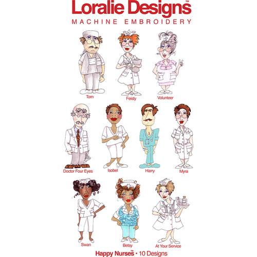 Loralie Designs Tossed Gypsies Muslin Fabric - Muslin Gypsy Fabrics