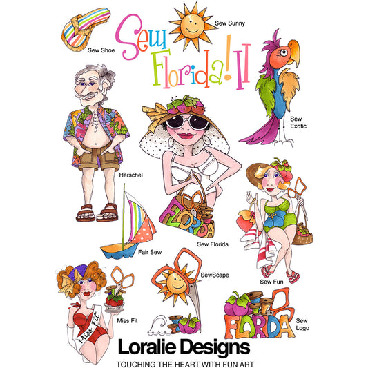 Sew Florida 2 Embroidery Machine Design Collection