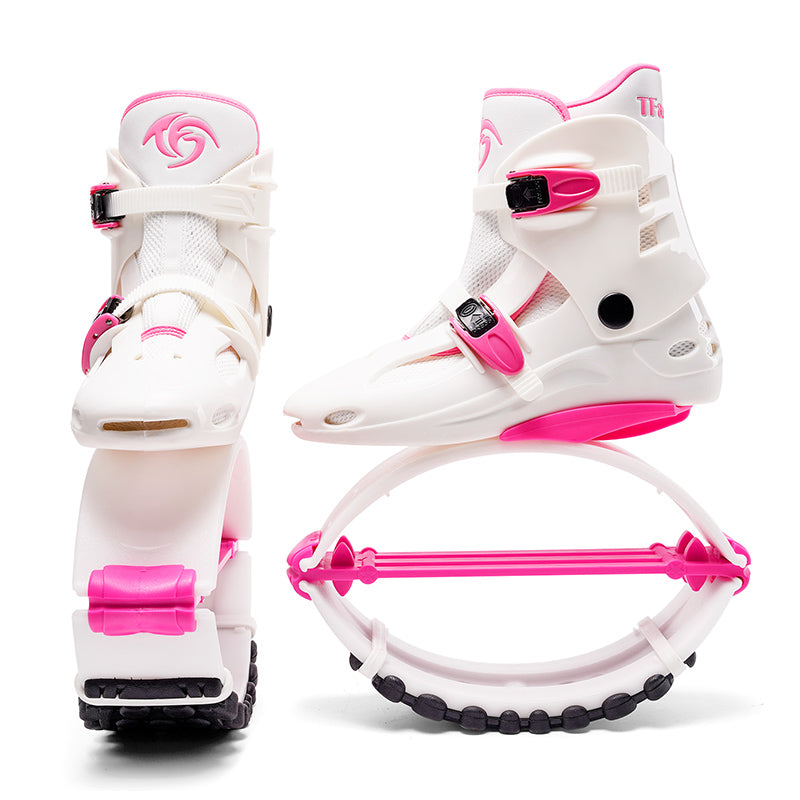 BRAND NEW PINK WHITE 2.0 Kangaroo Jump Boots-Shoes Workout Jumps Gen I ...