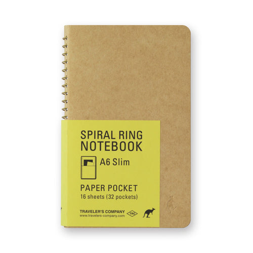 Traveler's Company - Spiral Ring Notebook - Blank MD Paper White