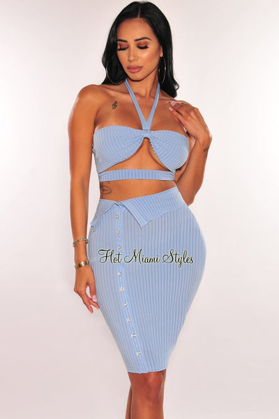 White Off Shoulder Tie Up Palazzo Pant Two Piece Set