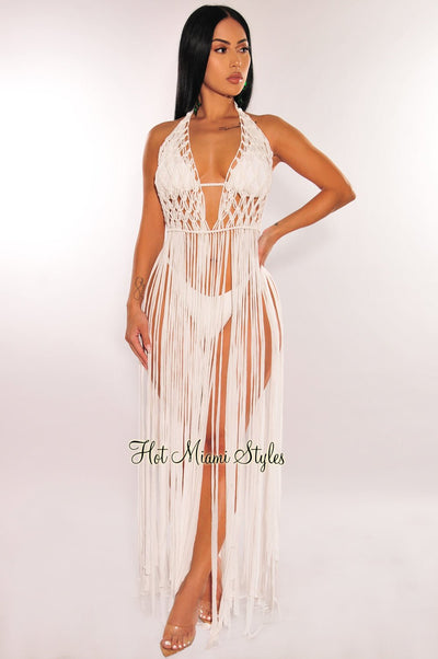 Black Silver Rhinestone Nude Mesh Plunge Spaghetti Straps Dress – Hot Miami  Styles