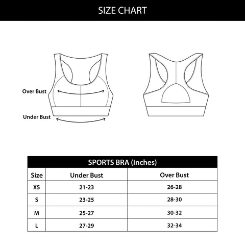 Women Padded Sports Bra - Melange Green at Rs 999.00