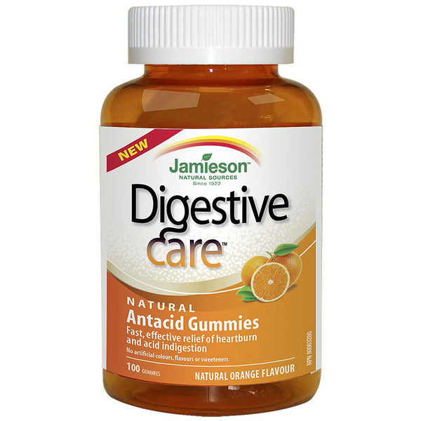 JAMIESON DIGESTIVE CARE ANTACID GUMMIES 100S