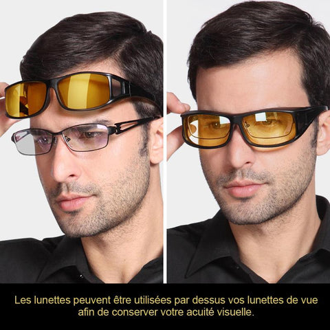 Lunettes gun verre Jaune Anti-phare Cat. 2 REF 100W