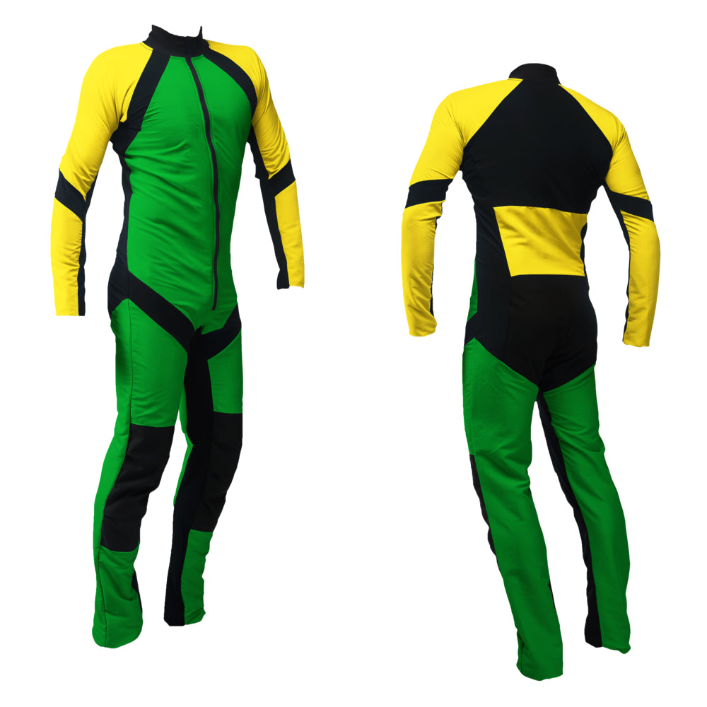 Freefly Skydiving Suit | Green-Yellow SE-0 | Skyexsuits