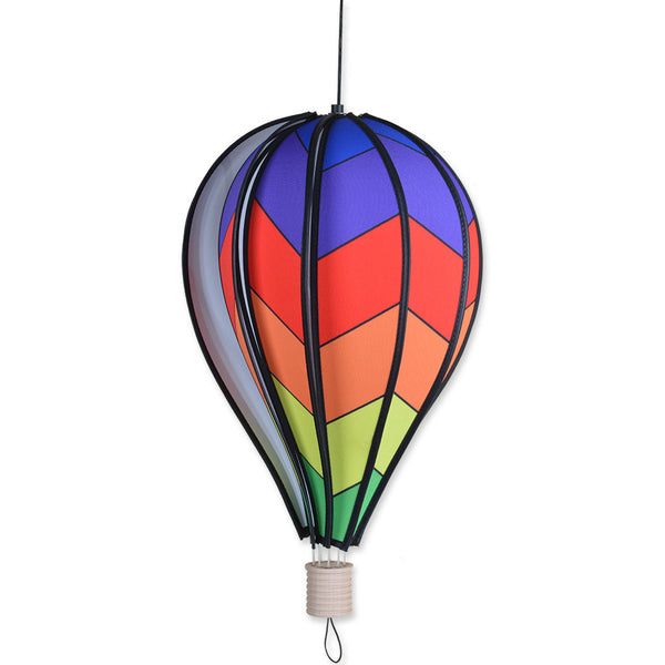 18 in. Hot Air Balloon - Chevron Rainbow – Premier Kites & Designs