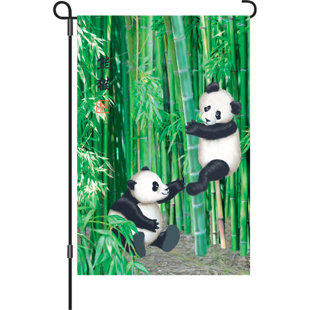 12 in. Flag - Playful Pandas – Premier Kites & Designs