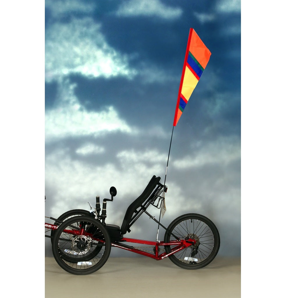 recumbent trike safety flags