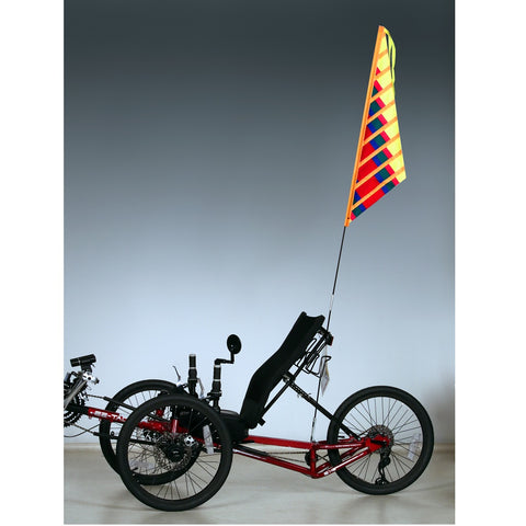recumbent trike safety flags