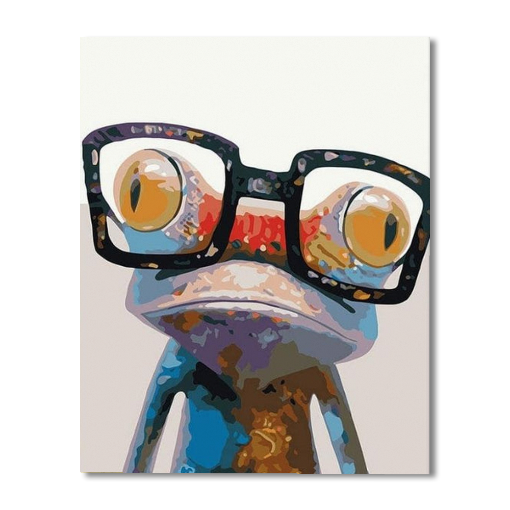 Image of Frog Paint By Numbers Painting Kit