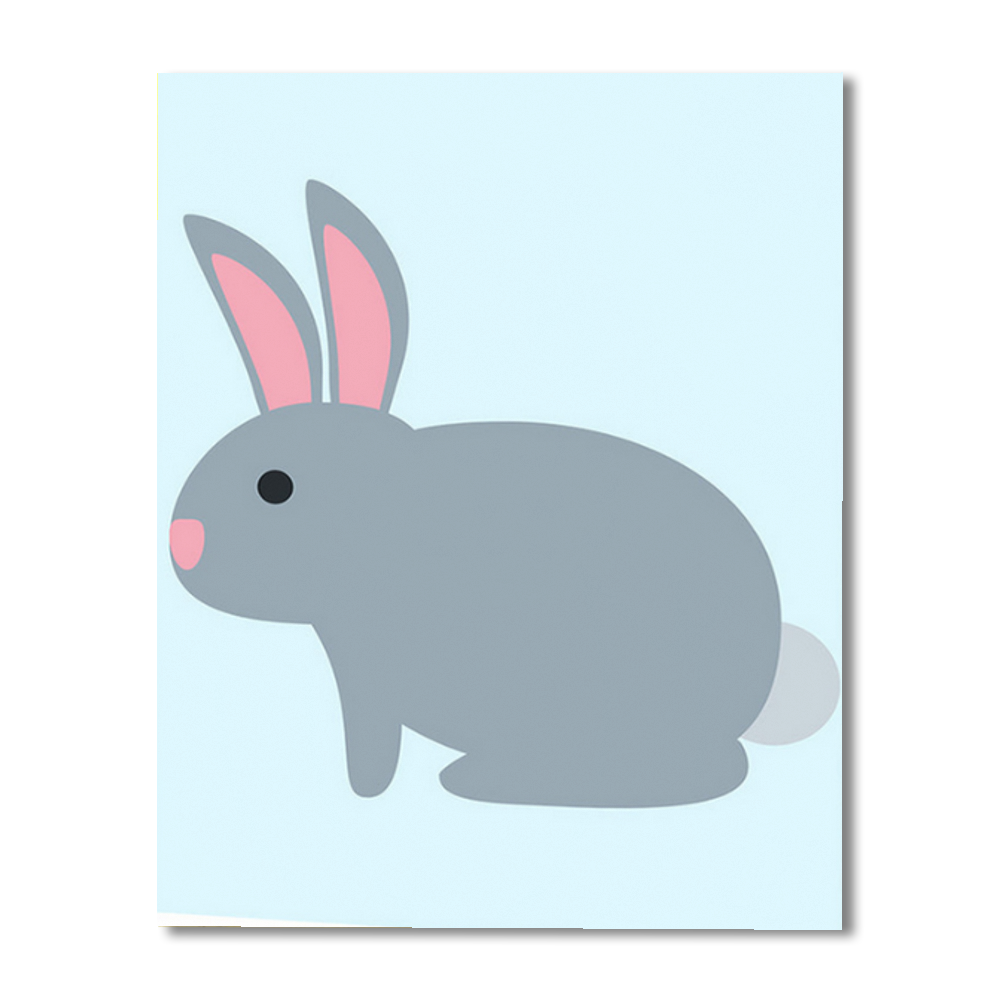 Image of Rabbit Paint By Numbers Painting Kit