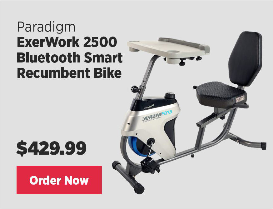 Paradigm ExerWork 2500 Bluetooth Smart Recumbent Bike