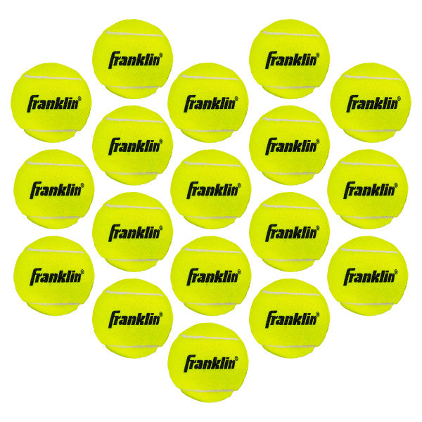 Franklin Sports 18 Pack Pressureless Practice Tennis Balls Tennis