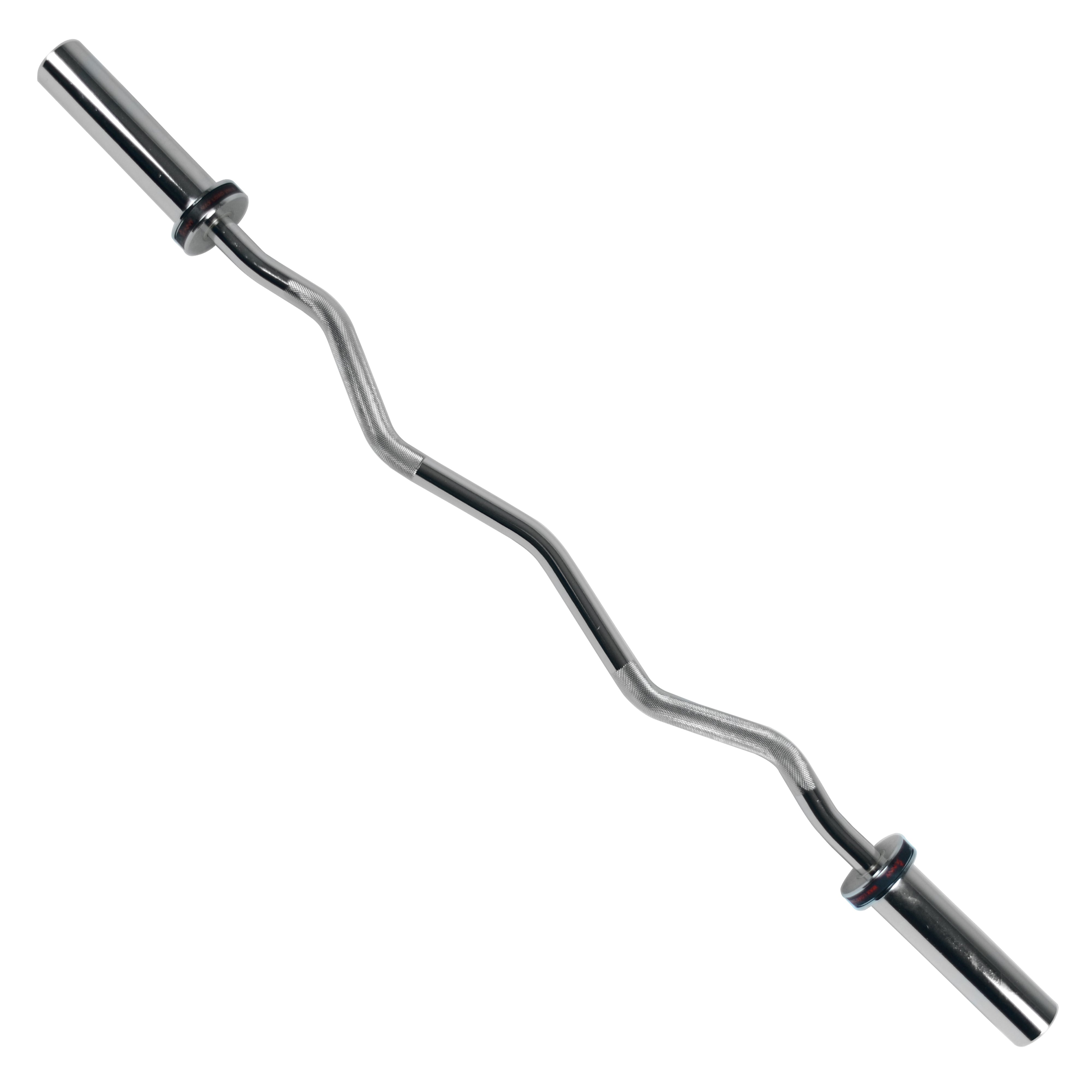 Sunny Health & Fitness Olympic Curl Bar with Ring Collars